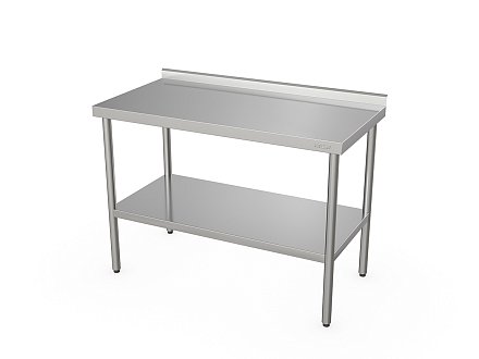 Стол разделочный серии "Престиж" СР-П-1-1800.600-02 (СП-3/1800/600) с бортом