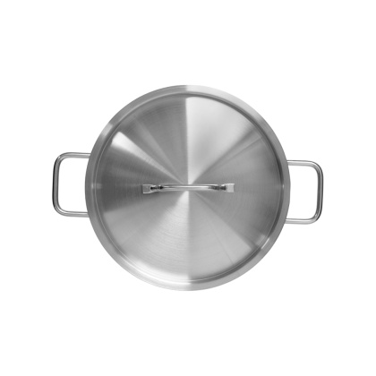 КАСТРЮЛЯ 5л нерж.тройное дно d=235 h=130, ИНДУКЦИЯ, серия "Satin" LUXSTAHL