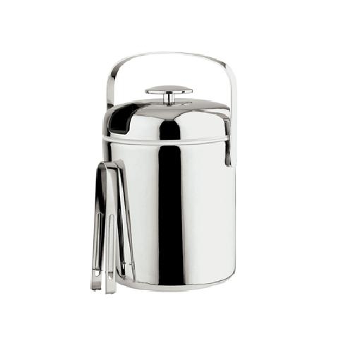 Ведро для льда d14см h22см 1,3 л, в комплекте щипцы