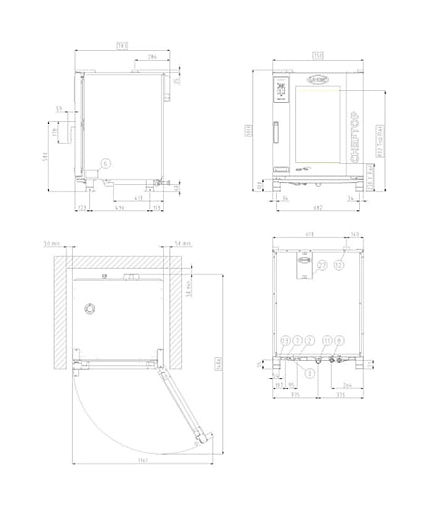 Пароконвектомат UNOX XEVC-1011-EZLM