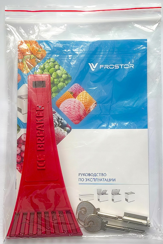 Ларь морозильный Frostor GELLAR FG 250 C V25 (алюминий) красный (R290)