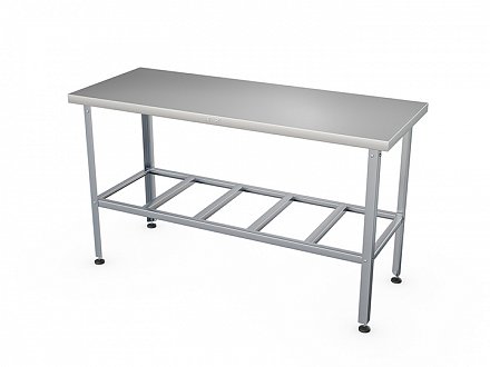 Столы разделочные серия "Стандарт" СР-С- 700.700-02-Н (СР-2-700/700-Н) нержавеющий каркас