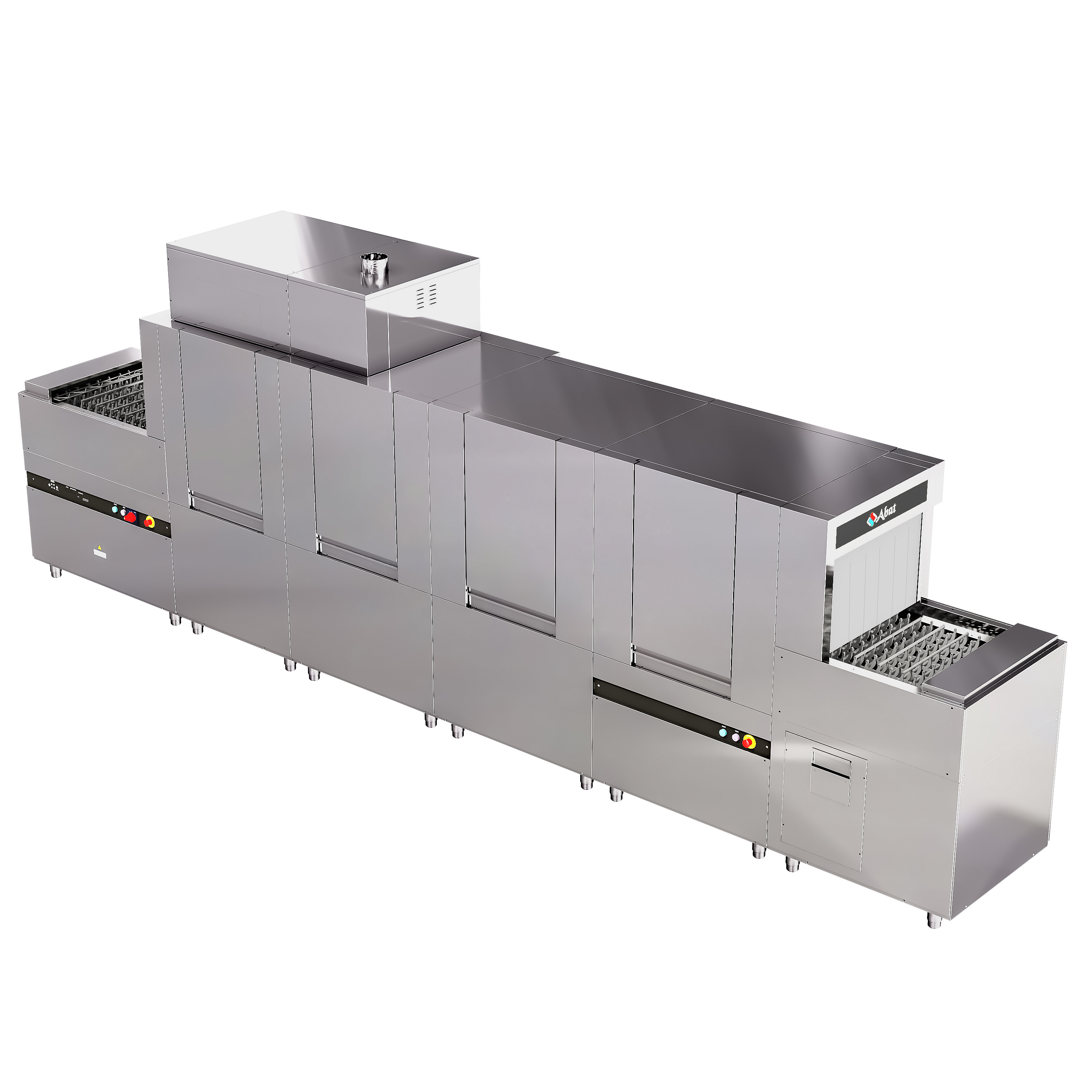 Машина посудомоечная туннельная МПТ-3000К с пальчиковым конвейером (правая)