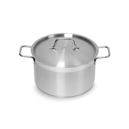 КАСТРЮЛЯ 5л нерж.тройное дно d=235 h=130, ИНДУКЦИЯ, серия "Satin" LUXSTAHL