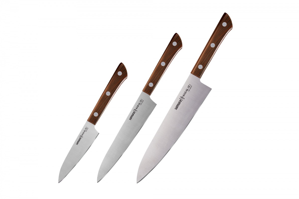 Набор из 3-х ножей Samura Harakiri SHR-0220WO/K