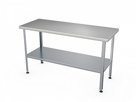 Столы разделочные серии Стандарт со сплошной полкой СР-С- 800.600-02-ПСОц (СР-2/800/600-Сп)