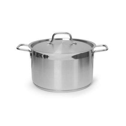 КАСТРЮЛЯ 5л нерж.тройное дно d=235 h=130, ИНДУКЦИЯ, серия "Satin" LUXSTAHL