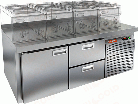 Стол морозильный  HICOLD  GN 12/BT LT SH