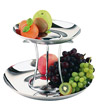 Ваза для фруктов металл APS 2х-ярусная 24335 