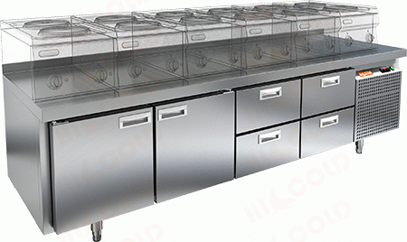 Стол морозильный  HICOLD  GN 1122/BT LT