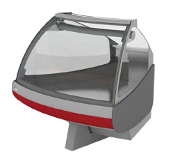 Угловая неохлаждаемая витрина c высоким стеклом Symphony OC (45 внеш.)