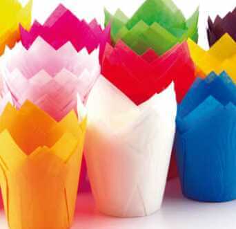 Капсулы "Тюльпан" d50мм h75мм, 3200шт., красные