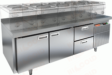 Стол морозильный  HICOLD  GN 112/BT LT