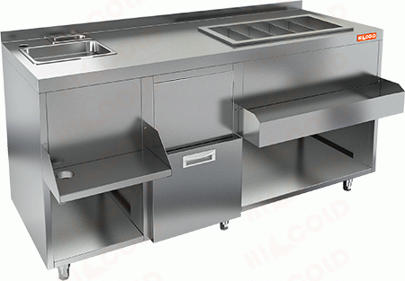 Барная станция  HICOLD  НБМКС-15/5БПК (без ящика)