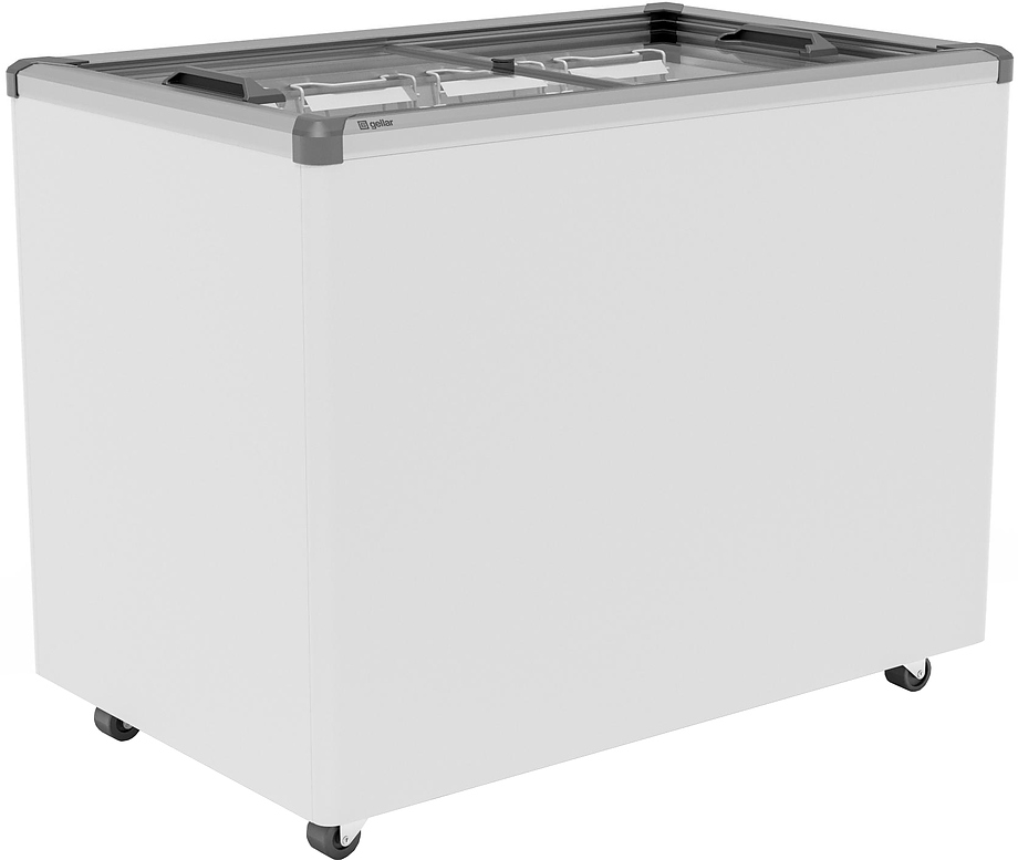 Ларь морозильный Frostor GELLAR FG 350 C V25 (алюминий) серый (R290)