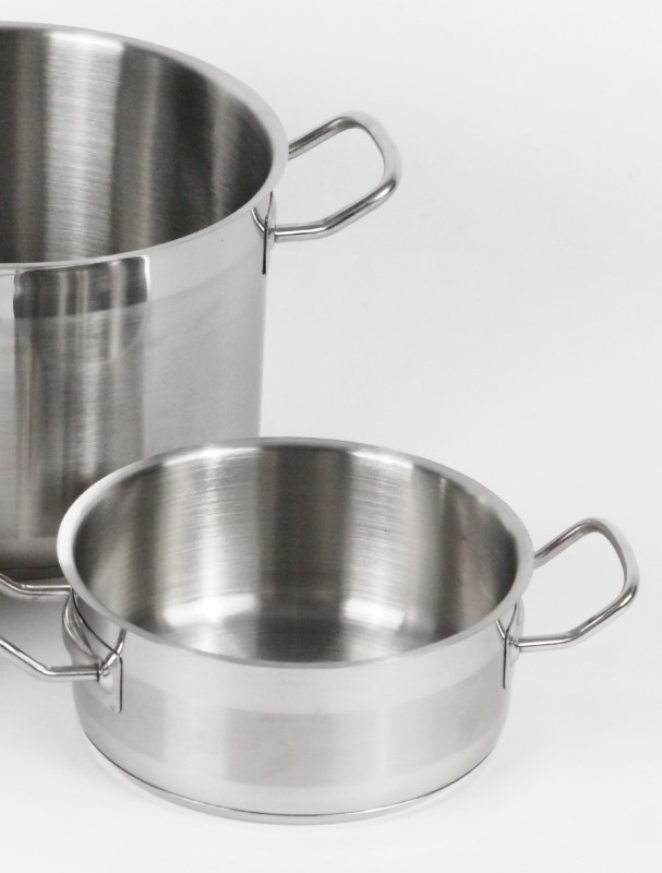 КАСТРЮЛЯ 2л нерж.тройное дно d=190 h=80, ИНДУКЦИЯ, LUXSTAHL