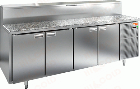Стол охлаждаемый для пиццы  HICOLD  PZ1-1111/GN (1/3H) камень