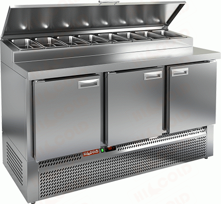 Стол охлаждаемый для пиццы  HICOLD  PZE1-111/GN (1/3H)