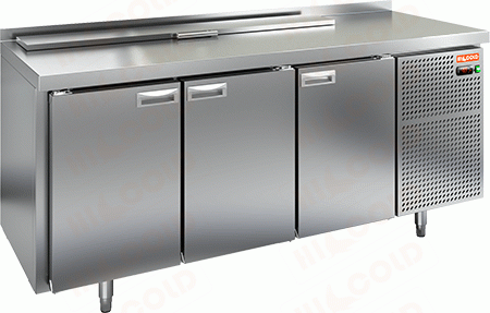 Стол охлаждаемый для салатов (саладетта)  HICOLD  SL1-111SN (1/3)