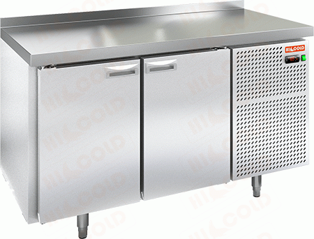 Стол охлаждаемый с полимерным покрытием (RAL 7004)  HICOLD  GN 11/TN W