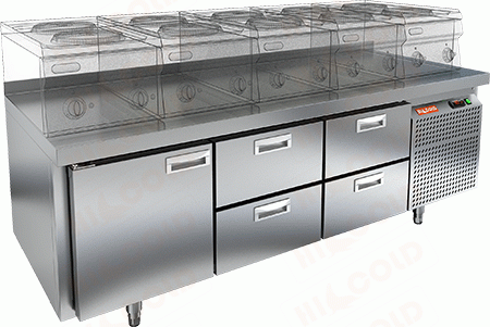 Стол морозильный  HICOLD  GN 122/BT LT