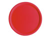 Поднос пластик APS круглый D38 см красный 00512 