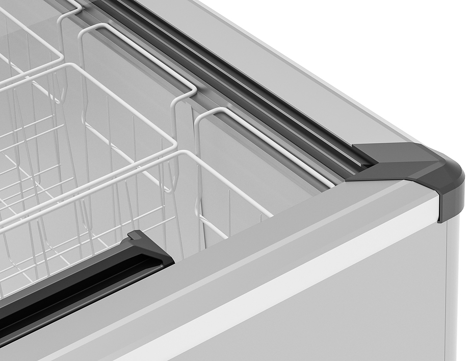 Ларь морозильный Frostor GELLAR FG 700 C V25 (алюминий) серый (R290)
