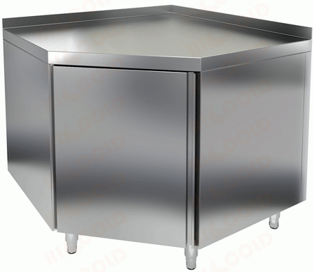 Стол угловой закрытый с бортом  HICOLD  НБМСЗУН-5Б