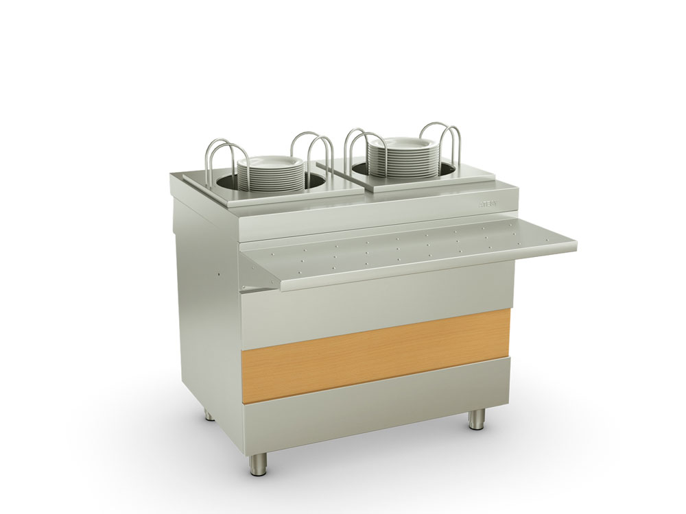 Ривьера - модуль для подогрева тарелок (950мм)