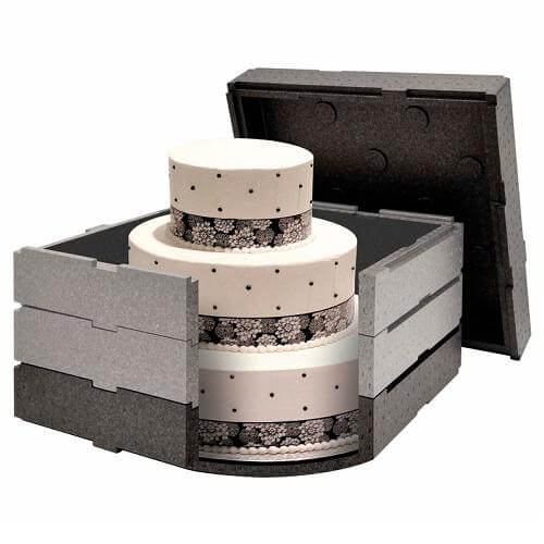 Термоконтейнер составной (средняя часть) 57х57см h9,5см, п/п