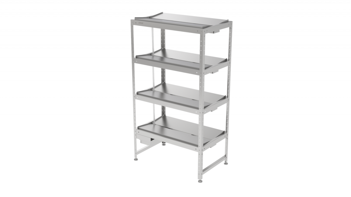 Стеллаж для дефростации мяса СТДФ-С-1000.600.1800-02-Н