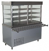ПРИЛАВОК-ВИТРИНА ОХЛАЖДАЕМЫЙ ЗАКРЫТЫЙ ПВ-15/7